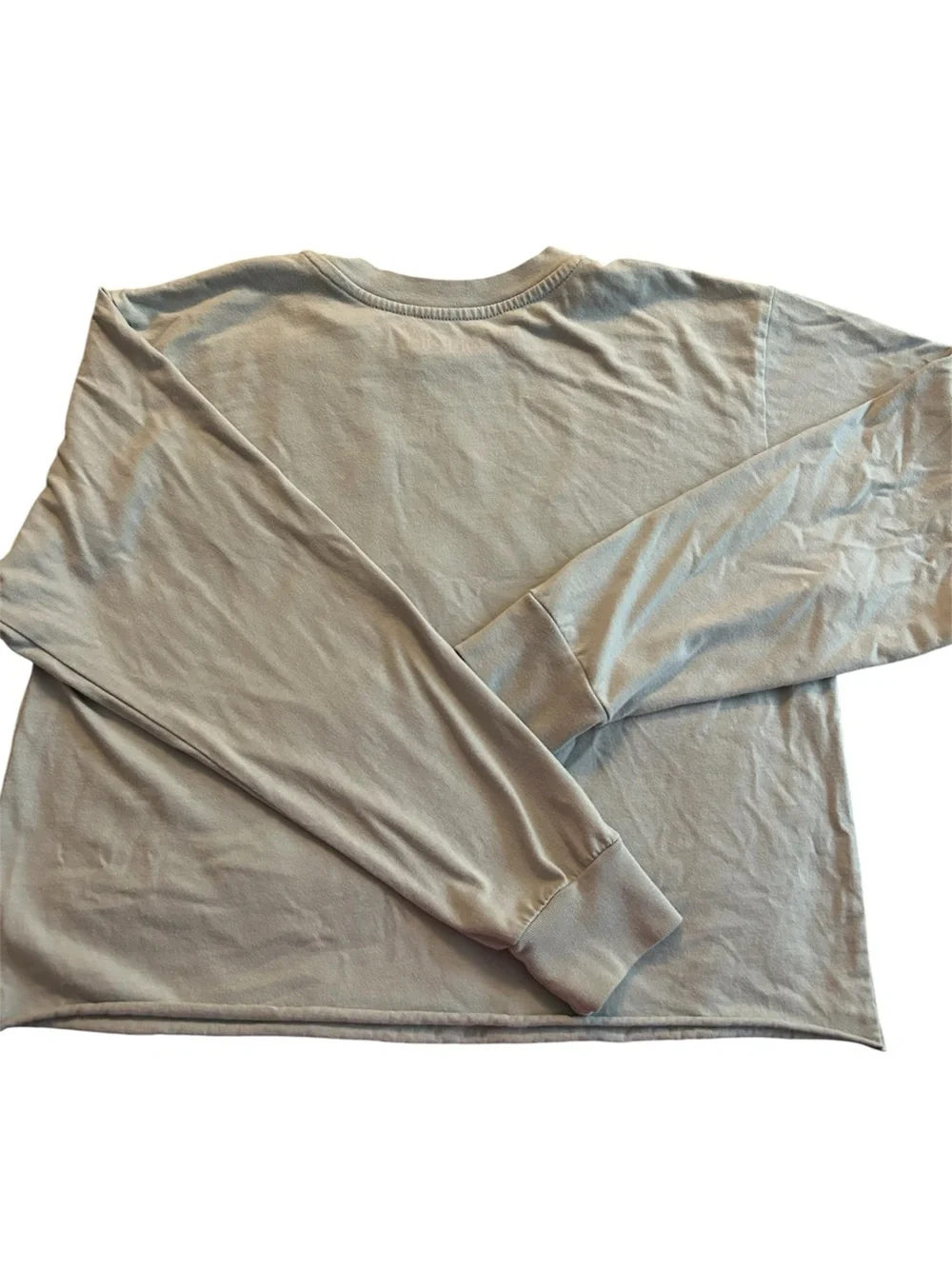 Polaroid Graphic Grey Long Sleeve Tshirt With Crew Neck